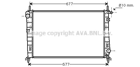 AVA QUALITY COOLING Радиатор, охлаждение двигателя FD2185